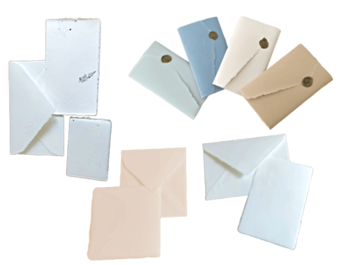 Catalog of all models of invitations produced in Amalfi handmade paper