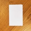 Invitation card format in Amalfi handmade paper. Size 13x8 cm. Color: Ivory