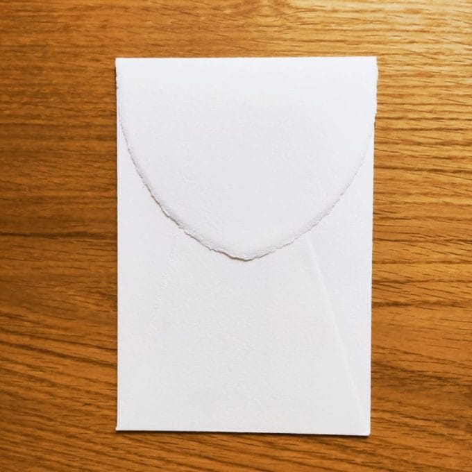 Amalfi handmade paper A5 size vertical envelope for wedding invitations