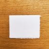Amalfi paper reception invitation cards. Ivory color with straw. Size 11x9
