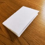 wedding invitations in white Amalfi paper