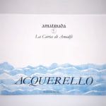 Watercolor album in 30 x 40 centimeter Amalfi paper with 340 gram interior pages.