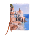 Personalized notebooks, made of Amalfi paper with 20 pages in ivory color hand-bound