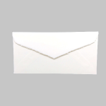 Envelope dl size in ivory color Amalfi handmade paper. Size 11x22