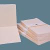 DB24_FOLDED INVITATION SQUARE IVORY PINK FOLDED INVITATION 15X15