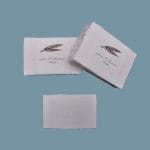 Elegant business cards in Amalfi paper made in the vat with a completely manual process.