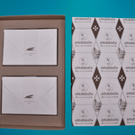 confezione di fogli pieghevoli modello ad album in carta di Amalfi