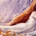 Bookmark in Amalfi paper with artistic illustrations by Luca Mancini.