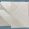 Ivory envelopes in Amalfi handmade paper 12x18cm.