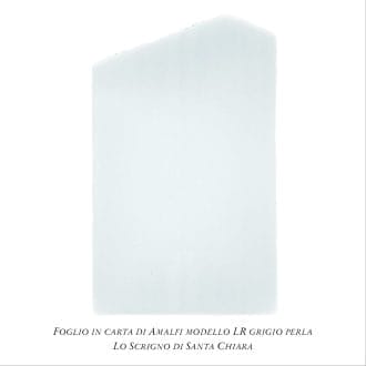 Pearl gray color Amalfi paper sheet model LR. Foldable into three parts.