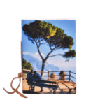 Amalfi paper notebooks with a view of Ravello from Villa Rufolo on the cover