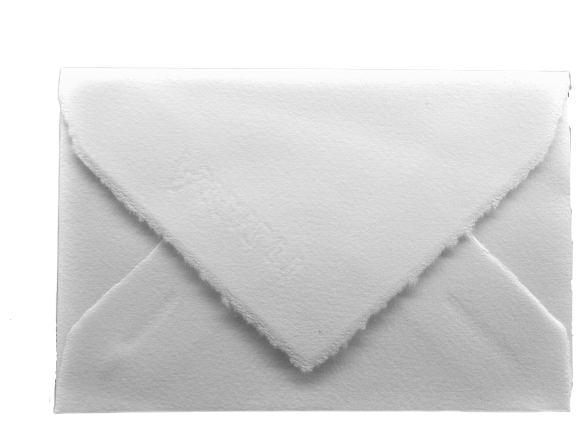 busta 12x18 bianca Busta in carta di Amalfi apertura classica