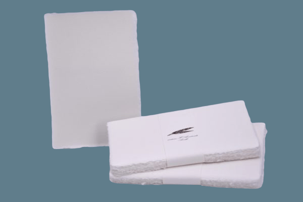 Single wedding invitation Ivory Amalfi paper 11x17 invitation cards