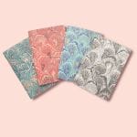 Amalfi paper notebooks for calligraphy and artistic use. Available in 4 sizes