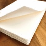 Fogli in carta cellulosa di Amalfi. Colore avorio, disponibile in diverse grammature e dimensioni